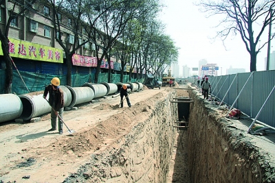 兰州安宁东路雨水工程5月底完工-兰州-谷腾环